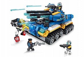 Конструктор с фигурками и аксессуарами - Космос - Танк, 398 деталей (Enlighten Brick, BRICK2713 (12))